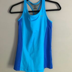 Nike Blue Dri-Fit Workout Top